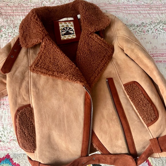 Scotch & Soda Suede biker winter jacket - Picture 8 of 8